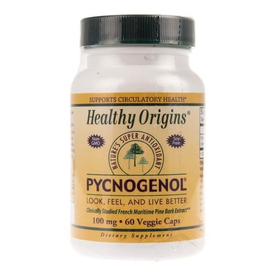 Healthy Origins, Pycnogenol 100 mg, Suplement diety, 60 kaps. Healthy Origins