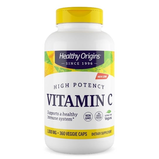Healthy Origins, Witamina C 1000 mg, 3Suplement diety, 60 kapsułek Healthy Origins