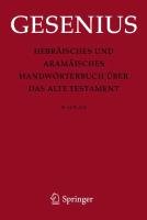 Hebräisches und Aramäisches Handwörterbuch über das Alte Testament Gesenius Wilhelm