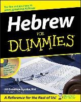 Hebrew For Dummies Jacobs Jill Suzanne