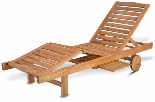 Hecht Resort A Leżak Drewniany Ogrodowy Rozkładany Półka Meble Akacja - Ewimax Oficjalny Dystrybutor - Autoryzowany Dealer Hecht HECHT