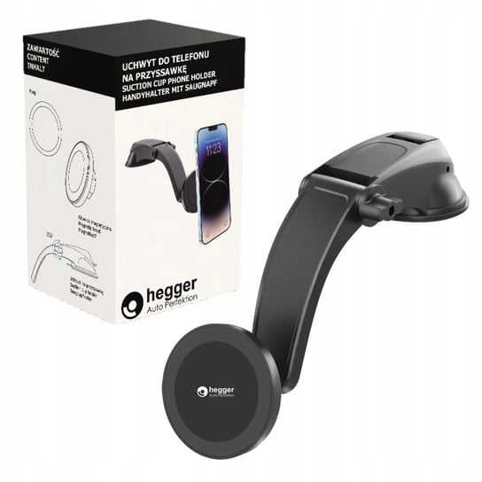 Hegger Magnetyczny Uchwyt Na Telefon Ruchome Ramię Na Szybę Kokpit Deskę Inna marka