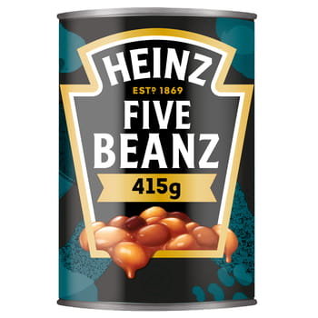 HEINZ Five Beanz - 5 rodzajów fasoli w sosie pomidorowym 415g Heinz