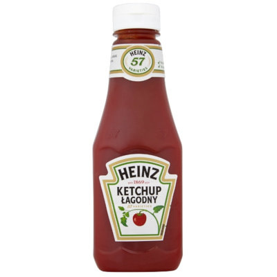 Heinz, Ketchup łagodny, 342 g Pudliszki