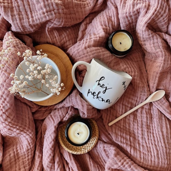 HEJ PIĘKNA! ręcznie malowany kubek 350ML / My Mug Company My Mug Company