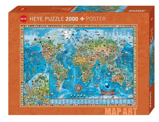 Heje, puzzle, Amazing World, 2000 el. Heye