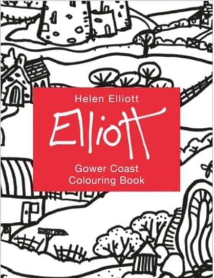 Helen Elliott Concertina Colouring Book: Gower Coast Opracowanie zbiorowe