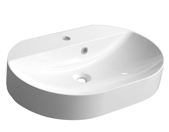 HELEN umywalka kompozytowa nablatowa 63x43cm, biała Inna marka