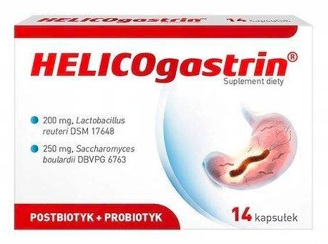 Helicogastrin, Tabletki na wrzody żołądka Helicobacter Polfa Łódź