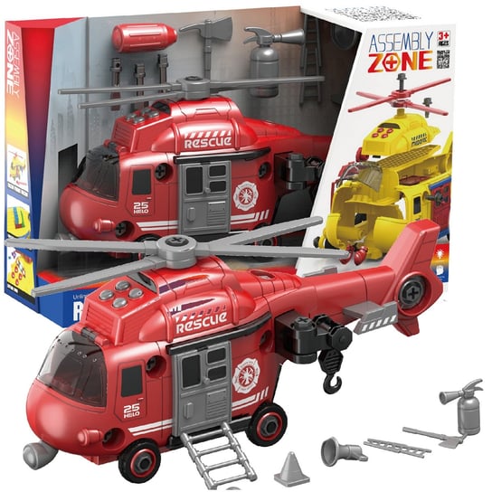 Helikopter Duży Śmigłowiec Interaktywny Ratunkowy Zabawka Dla Dzieci Sferazabawek