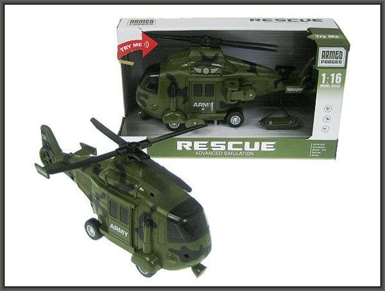 Helikopter wojskowy 28cm św dźw w pud. WY751A (HAP05) Hipo