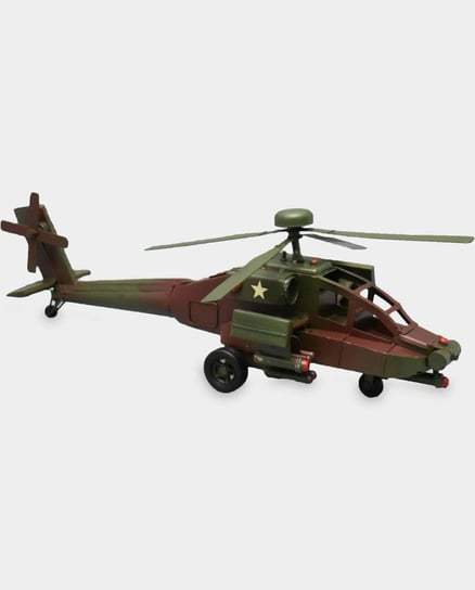 Helikopter Wojskowy Apache Model Metalowy rzezbyzbrazu.pl