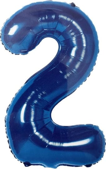 Helium- Balon 86cm Cyfra 2 niebieski Inna marka