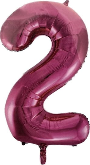 Helium- Balon 86cm Cyfra 2 róż Inna marka