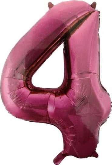 Helium- Balon 86cm Cyfra 4 róż Inna marka