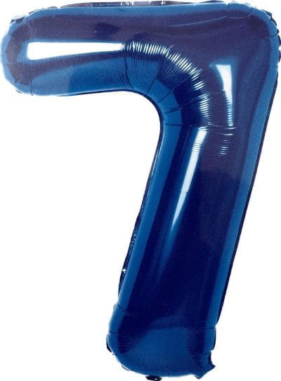 Helium- Balon 86cm Cyfra 7 niebieski Inna marka