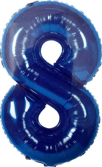 Helium- Balon 86cm Cyfra 8 niebieski Inna marka