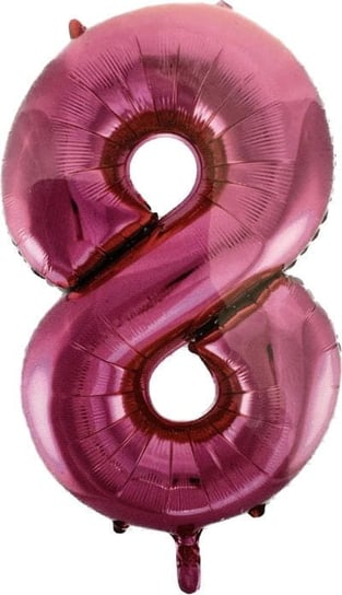 Helium- Balon 86cm Cyfra 8 róż Inna marka