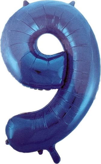 Helium- Balon 86cm Cyfra 9 niebieski Inna marka