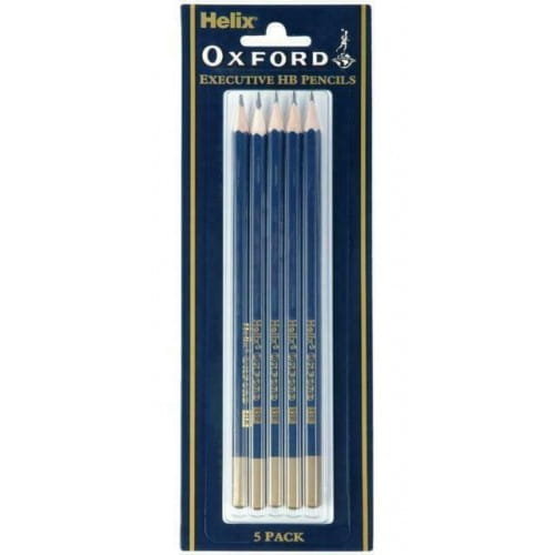 Helix Oxford - zestaw 5 szt. ołówków HB Helix