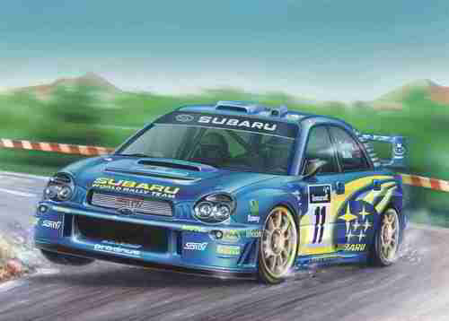 Heller, Subaru Impreza WRC 2002, Model do sklejania, 12+ Subaru