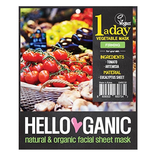 Hello Ganic, One A Day Vegetable Mask, Maseczka Do Twarzy, 1 Szt. Inna marka