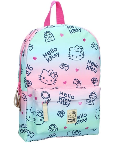 thumbnail image 2 of Vadobag Hello Kitty Take Me To The Party Large Shopping Tote - 48x32x14cm Pink Beige Licensed Bag 2 of 10