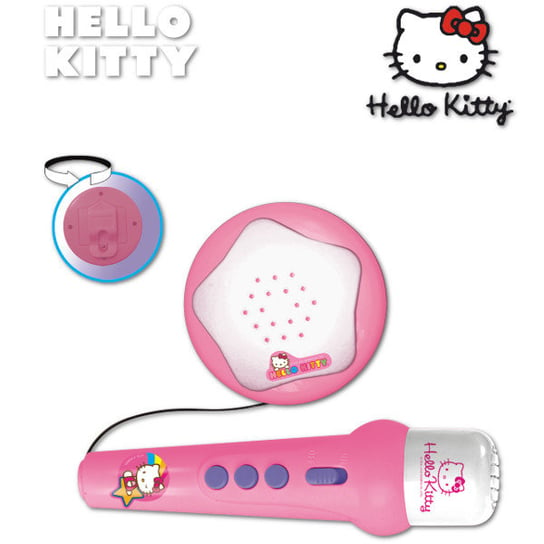 Hello Kitty, Mikrofon ze wzmacniaczem, zabawka muzyczna Hello Kitty