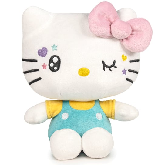 Hello Kitty Oryginalna Maskotka 17 Cm Turkusowe Ogrodniczki Przytulanka Play By Play