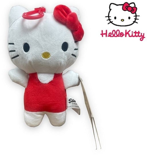 Hello Kitty plusz brelok zawieszka czerwona 18cm Inna marka
