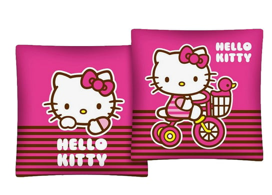 Hello Kitty, Poduszka z poszewką, 40x40 cm Mówisz i Masz
