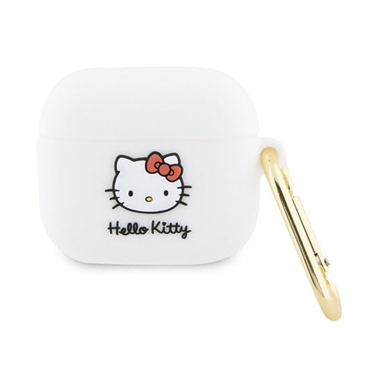 Hello Kitty Silicone 3D Kitty Head - Etui AirPods 3 (biały) Hello Kitty