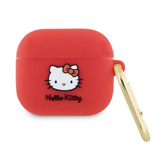 Hello Kitty Silicone 3D Kitty Head - Etui AirPods 3 (fuksja) Hello Kitty