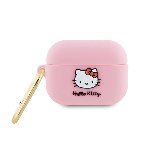 Hello Kitty Silicone 3D Kitty Head - Etui AirPods Pro 2 (różowy) Hello Kitty