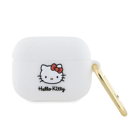 Hello Kitty Silicone 3D Kitty Head - Etui AirPods Pro (biały) Hello Kitty