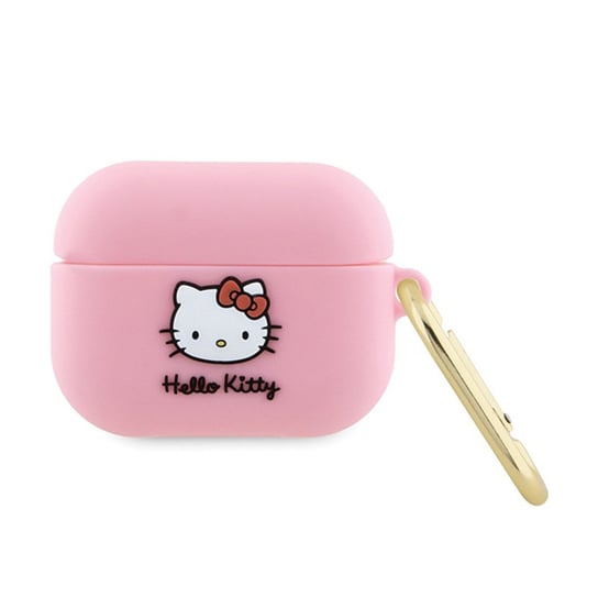 Hello Kitty Silicone 3D Kitty Head - Etui AirPods Pro (różowy) Hello Kitty