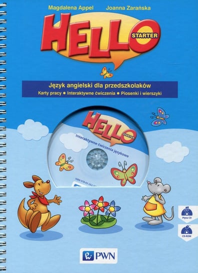 Hello! Starter. Język angielski dla przedszkolaków. Karty pracy + CD Appel Magdalena, Zarańska Joanna