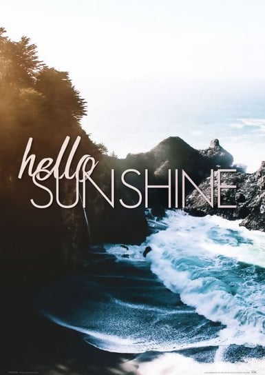 Hello Sunshine - Plakat A3 Nice Wall