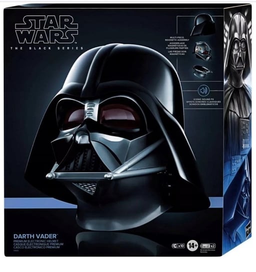 Hełm Elektroniczny Hasbro Star Wars Darth Vader Czarny Star Wars gwiezdne wojny