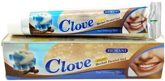 Hemani, Clove, Goździkowa wybielająca pasta do zębow, 100 g Hemani
