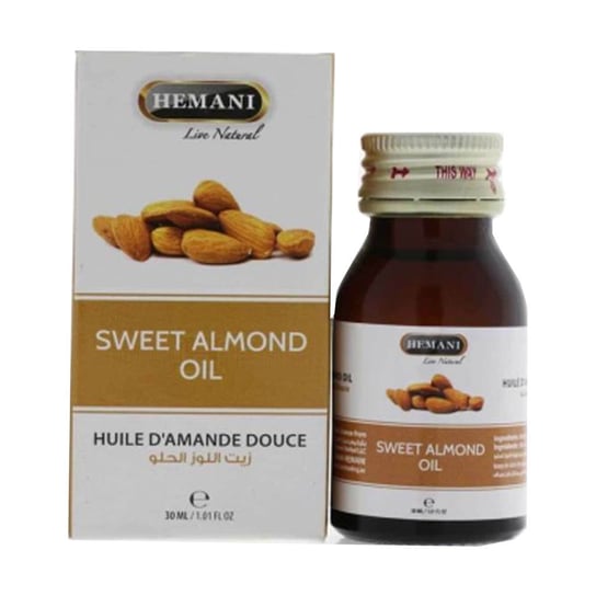 Hemani, Oil Sweet Almond, Olejek ze Słodkich Migdałów, 30ml Hemani