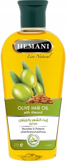 Hemani, Olive Hair Oil, Olej Z Oliwek Do Włosów, 200 Ml Hemani