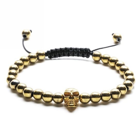 HEMATITE GOLDEN SKULL Inna marka