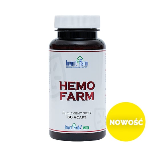 Hemo Farm, suplement diety, 60 kapsułek Invent Farm