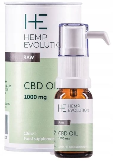 Hemp Evolution, Raw Olej 1000 Mg Cbd, 10ml Inna marka