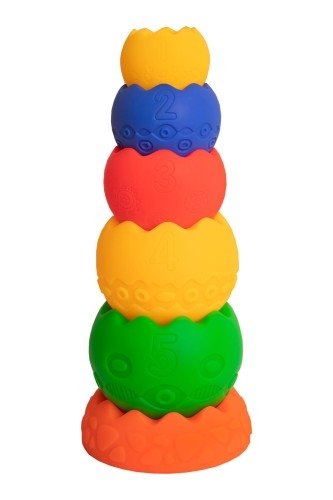Hencz Toys, piramida sensoryczna kontrastowa Hencz