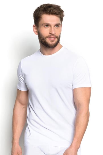 HENDERSON, Koszulka męska, Green Line, biały, rozmiar XL HENDERSON