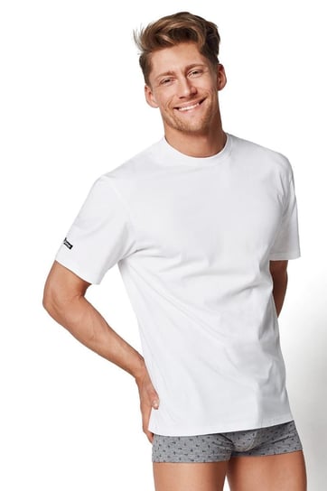 HENDERSON, Koszulka męska, T-LINE, biały, rozmiar L HENDERSON