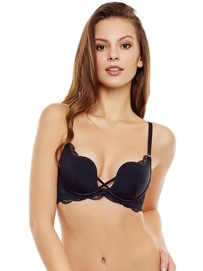 Henderson Ladies Biustonosz Delis 36121 Czarny Czarny 65 D HENDERSON