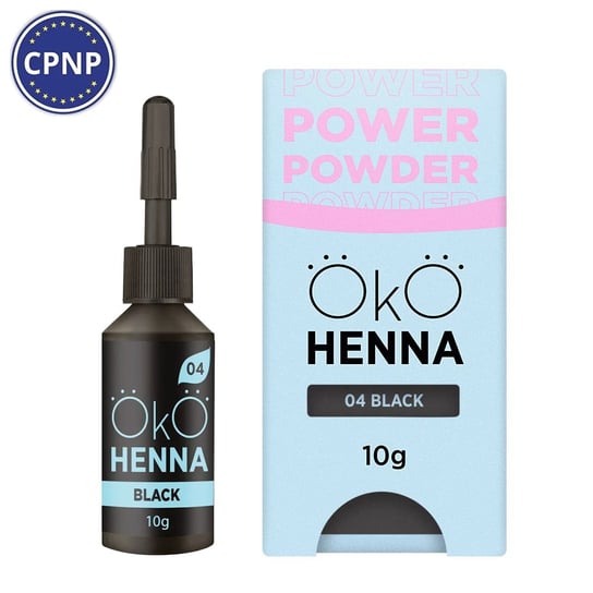 Henna do brwi ОКО Power Powder nr 04 10 g, black OKO